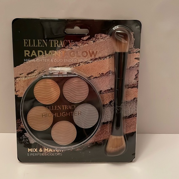 ELLEN TRACY Radiant Glow highlighter & duo ended brush. Mix & Match 5 colors - Picture 3 of 17